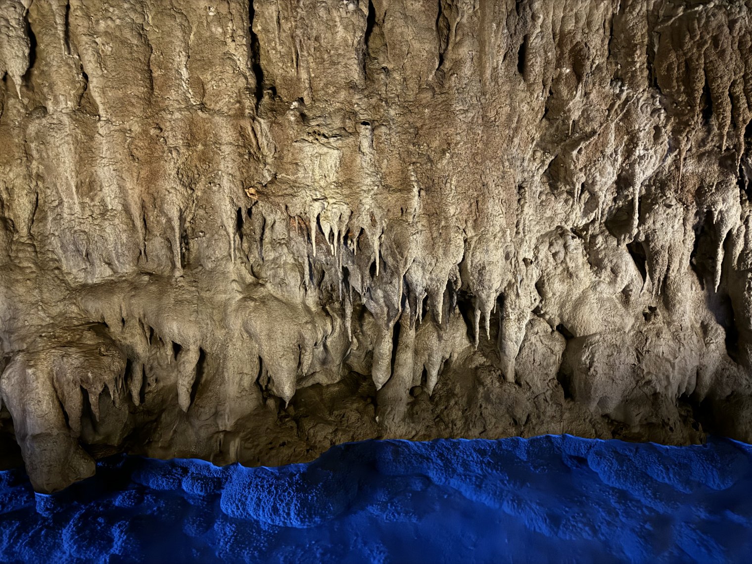 Wall of cave system in Okinawa World